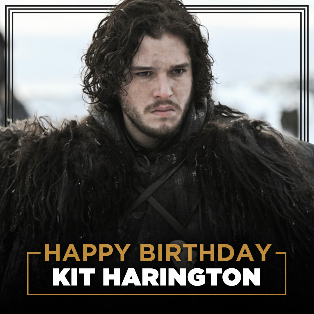 Jon Snow. King of the North and of knowing nothing REmessage to wish Kit Harington a Happy Birthday! 