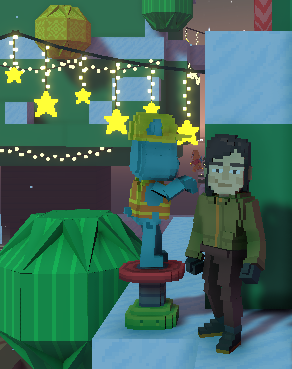 LowAltitude2's tweet photo. @TheSandboxGame @carebears I found a @carebears blue construction worker in Merry Beary Winterfest! 👷🐻 #SeasonsGreetingsTSB https://t.co/3LAG6qYA6O