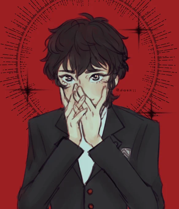 too indecisive on colors#P5R #Persona5 #Persona #Persona5Royal #akirakurusu #kurusuakira #renamamiya #amamiyaren 