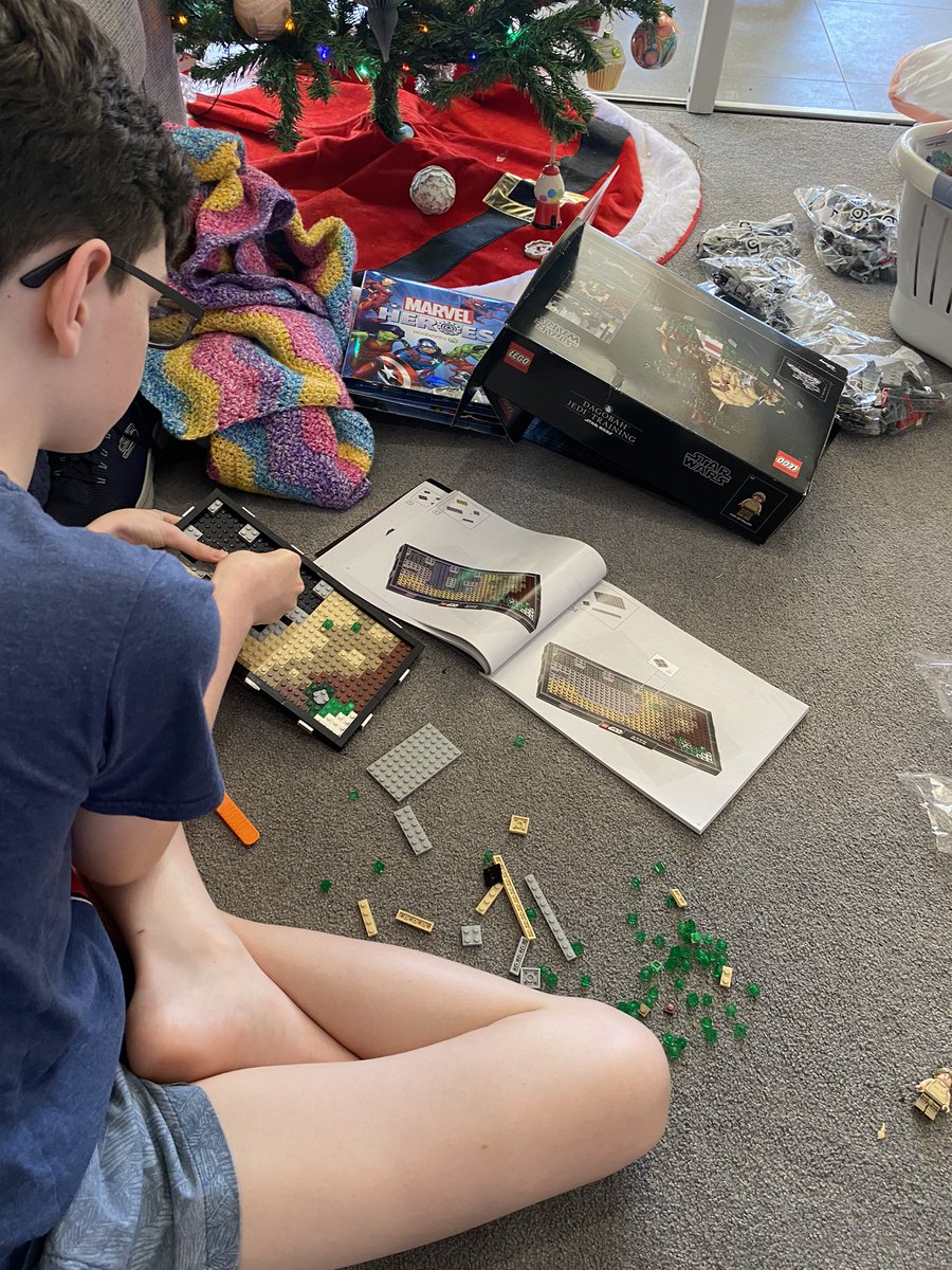 Kids building Lego, Cricket on the telly, beer in hand. Boxing Day traditions continue.