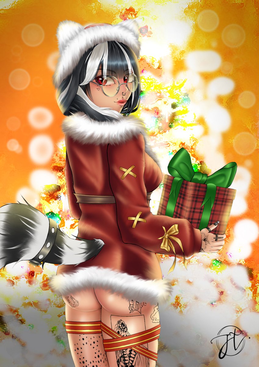 JustinT_00's tweet photo. Merry Christmas @Flexuh #Art #Anime #Christmas #Illustration https://t.co/175fn0cExF
