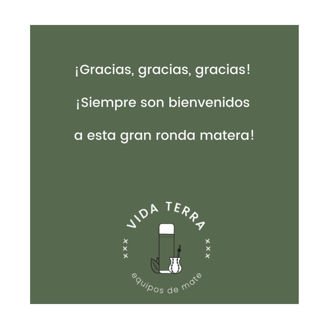 Vida_Terra's tweet photo. Creemos que estos días de diciembre, tienen una energía especial ✨

Queremos agradecerte por estar ahí, por hacer que esta ronda 🧉 sea cada vez más grande.🥰

Que el agradecer sea parte de tu rutina diaria cuando empezás o terminás tu día. Probalo y después nos contás.💖 https://t.co/V2gxtviRex