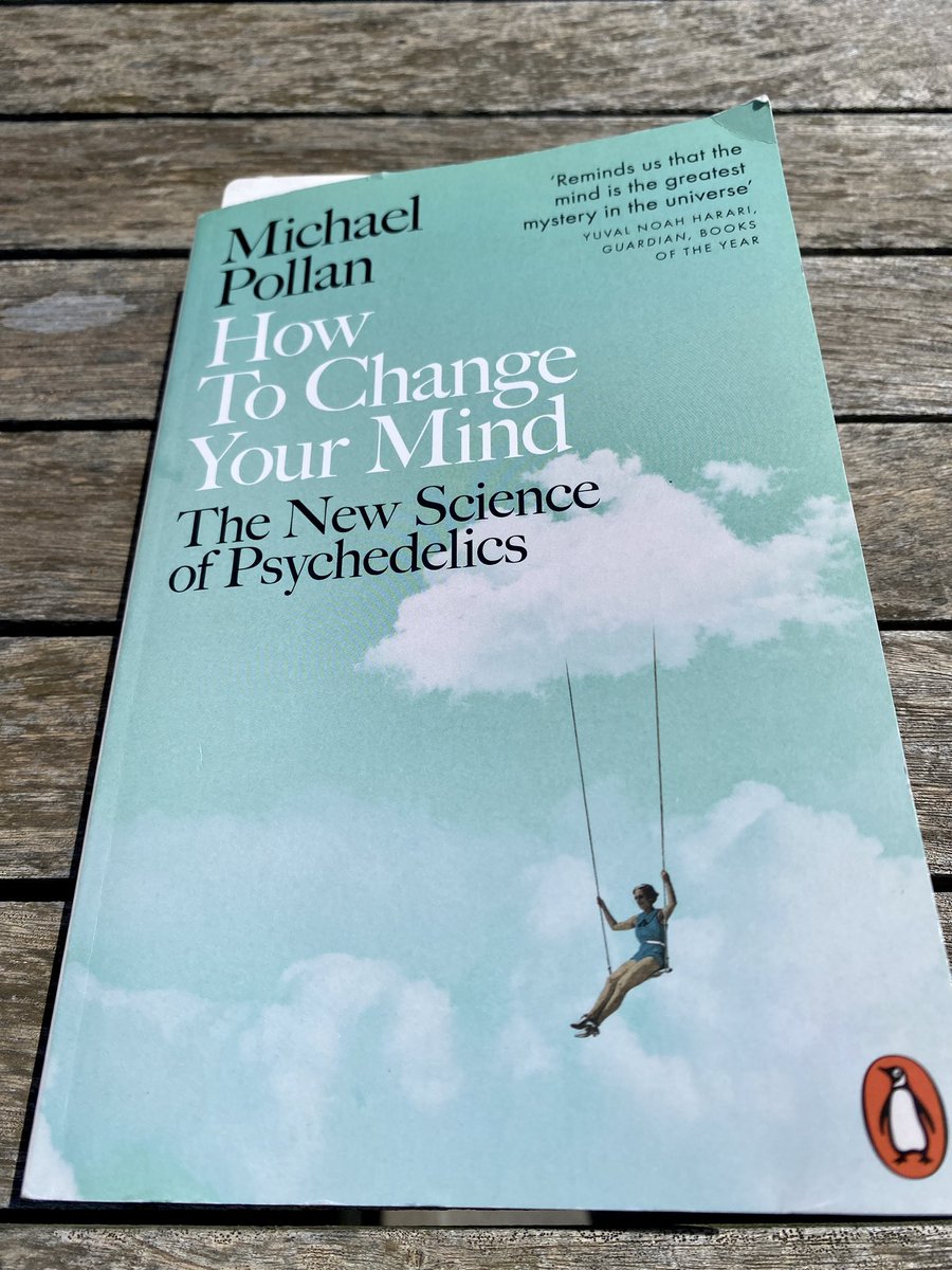 DrLukeDowney's tweet photo. Finally have found some time to read for pleasure. #summer #psychedelics https://t.co/vYuZs5MY89