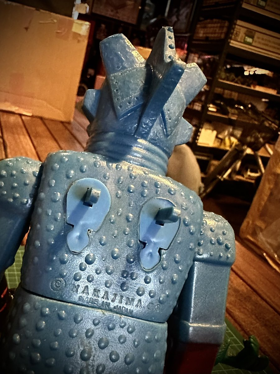 venson1969's tweet photo. 中嶋製作所／アストロミュー５「カプセルロボＧ」ソフビ https://t.co/FNjp8laUAD