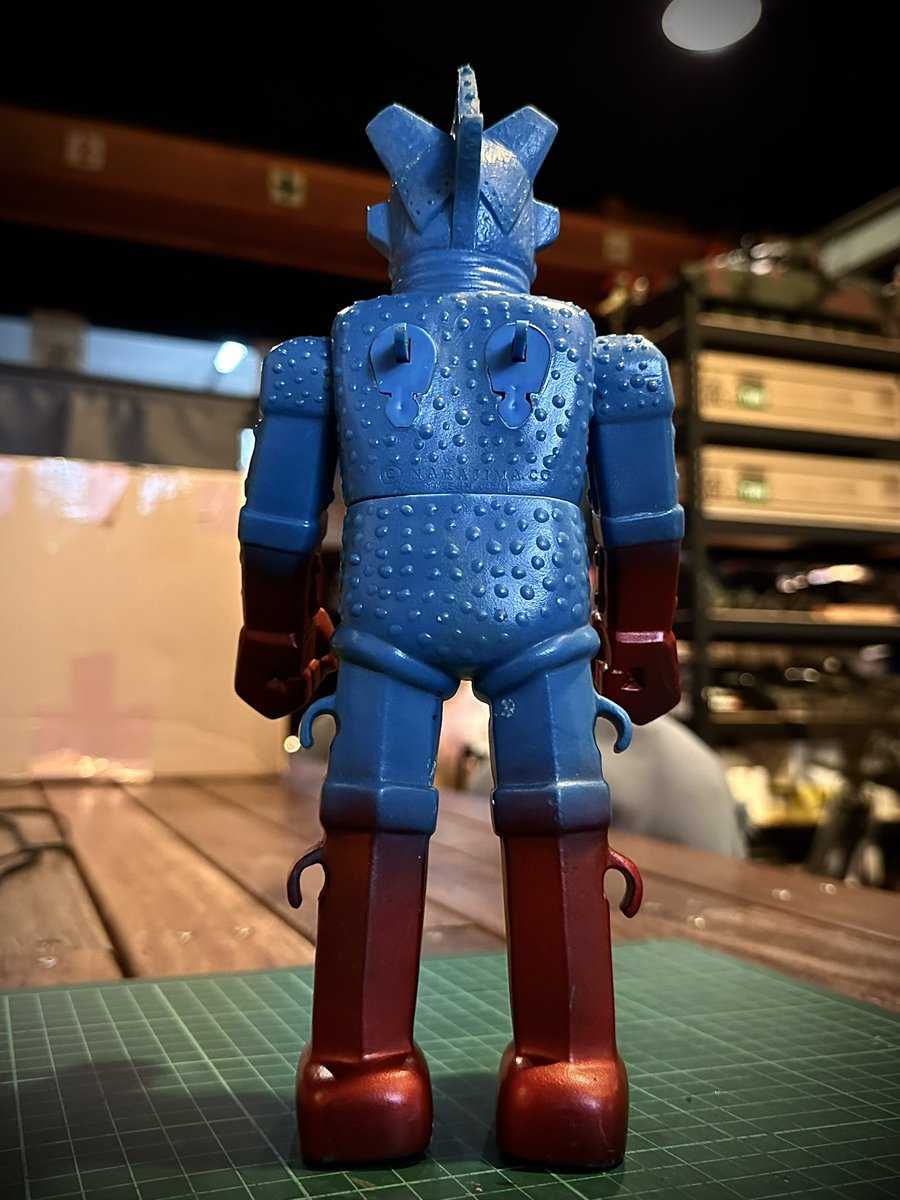 venson1969's tweet photo. 中嶋製作所／アストロミュー５「カプセルロボＧ」ソフビ https://t.co/FNjp8laUAD