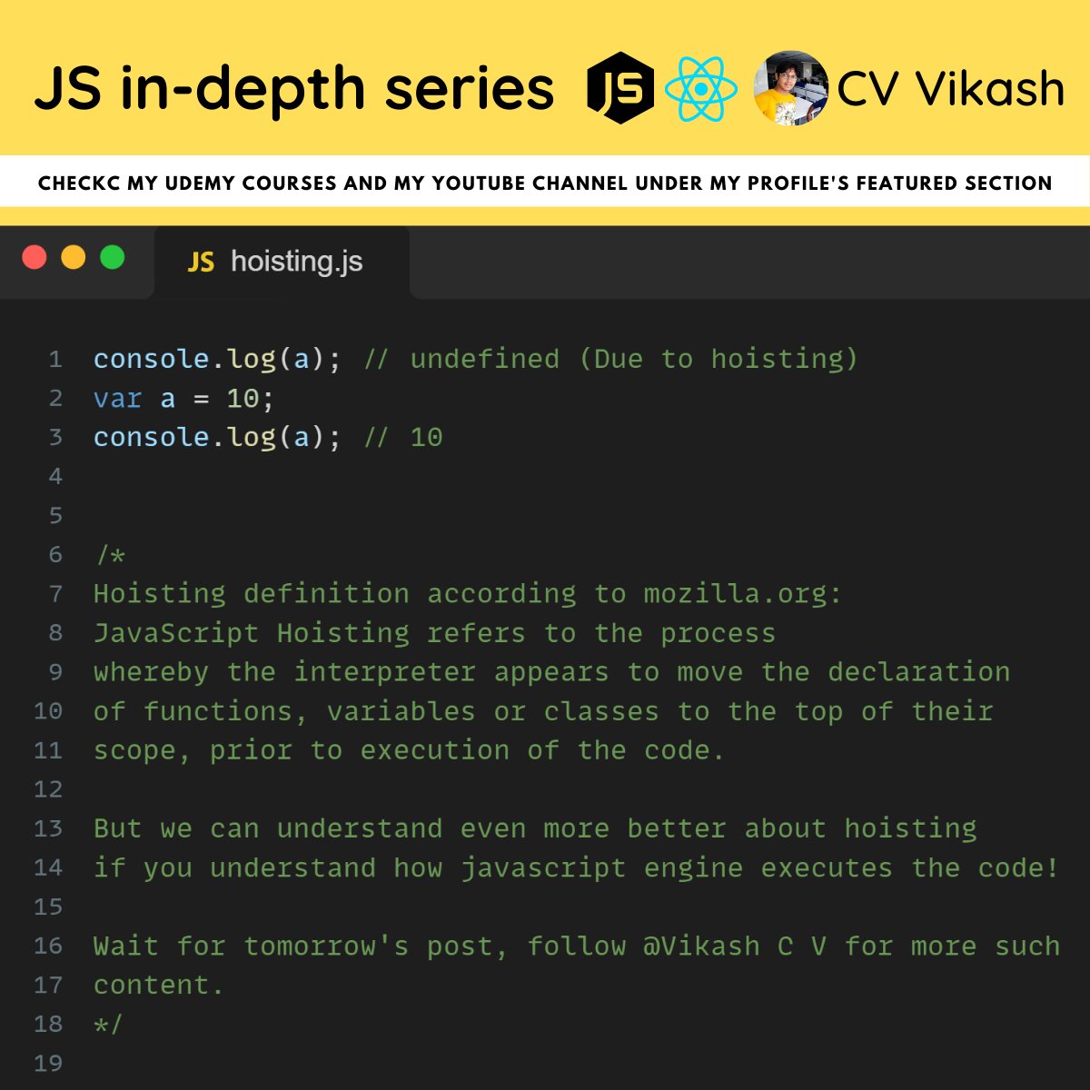 C V Vikash tweet media