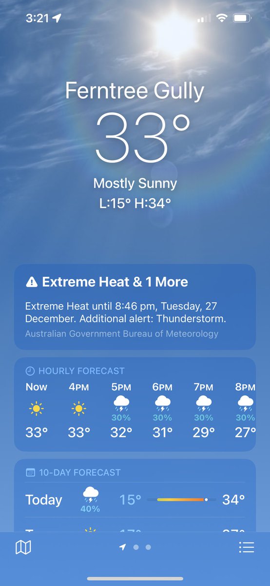 Since when is 33c in summer considered “extreme heat”?