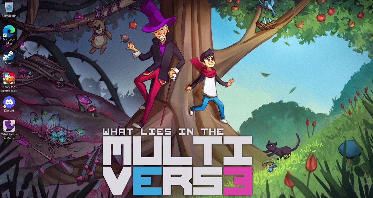 vanilladonkers's tweet photo. just got new puter today and you know i had to put on a special wallpaper as soon as i found out these existed.
#whatliesinthemultiverse #studiovoyager #untoldtales https://t.co/0HKQTTHMbG