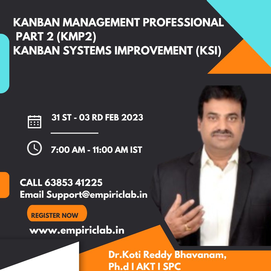 EmpiricManagem1's tweet photo. Kanban Management Professional is a 2-day advanced level course that will help participants build on their existing knowledge of the Kanban Method Call 6385341225,support@empiriclab.in
https://t.co/FKWFZaqDcx
#kmp2 #certification #Training #kanban #JobSearch @KotiBhavanam https://t.co/XythZJwSsG