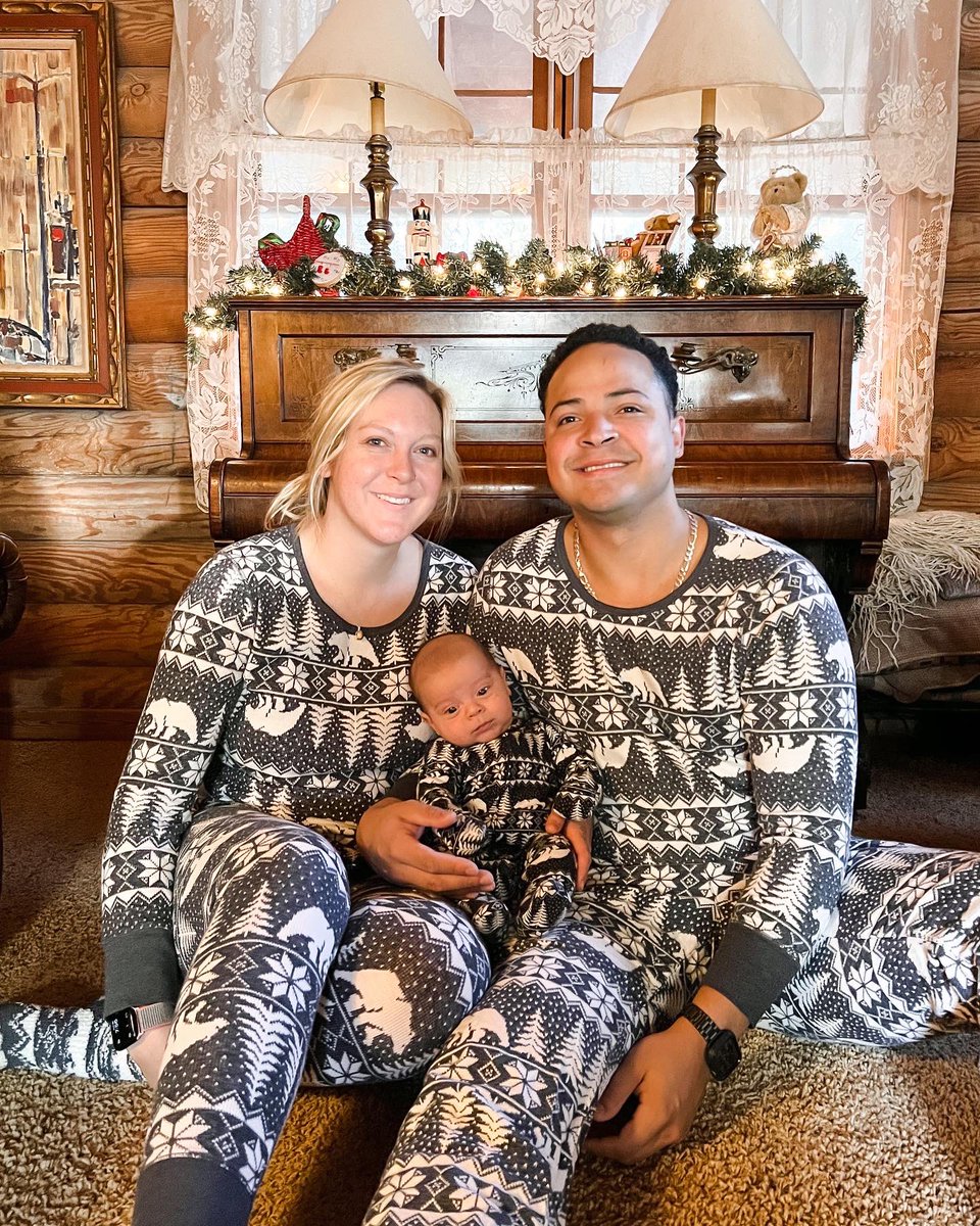 racheymoomoo's tweet photo. Merry Christmas!! Baby Jesús Junior is the best gift we could have ever received this year 🥹💙🎄 

I hope he wants to match us forever https://t.co/7V9aL5UnKP