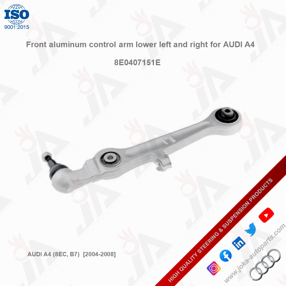 Joka_autoparts's tweet photo. Front aluminum control arm lower left and right for AUDI A4 8E0407151E
#tesla #autoparts #bmw #cars #toyota #carphotography #automotive #audi #steering #suspension #stabilizerlink #bushingkits #suspensionjoint #controlarm #nissan #offroad #steeringknuckle #4x4 #controlarms https://t.co/QlQQKRjoaA
