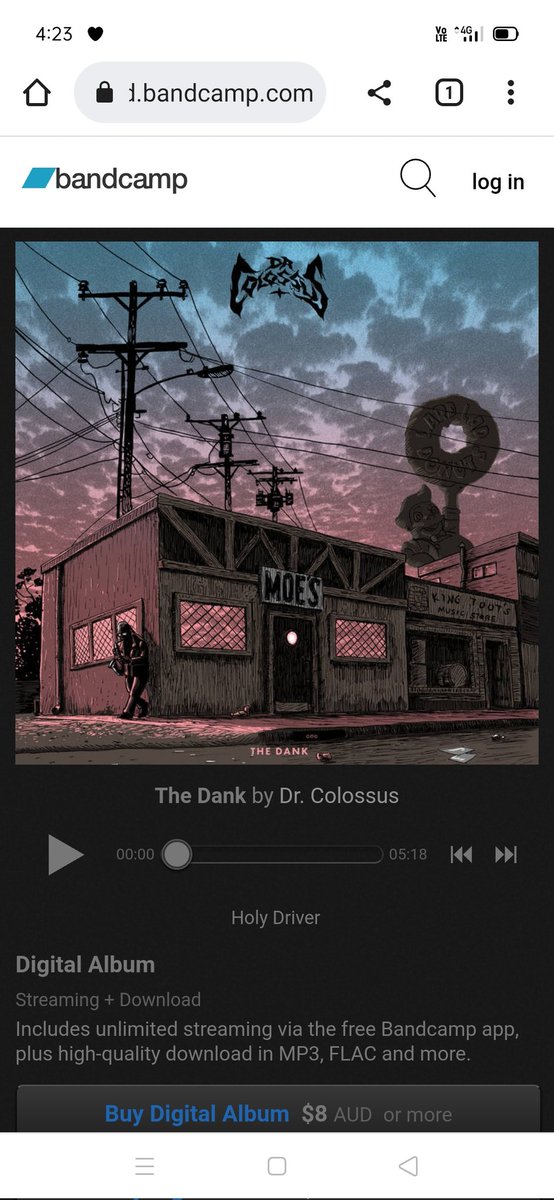 SUPPORT YOUR LOCAL BANDS!
Band: Dr. Colossus 
Origin: Melbourne, Victoria, Australia 🇦🇺 
Album: The Dank 
Released: 2017
<a href="/DrColossusBand/">Dr. Colossus</a>