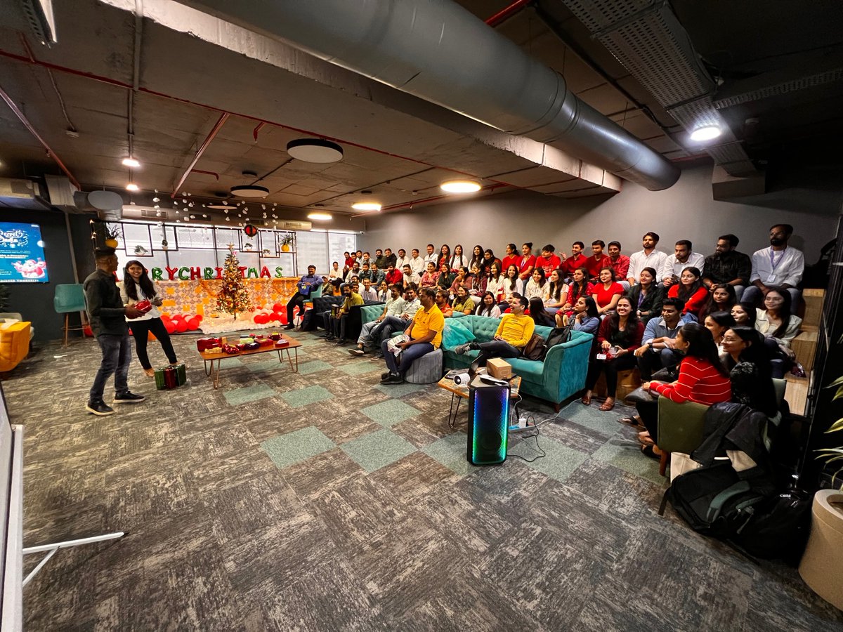 DhyeyConsulting's tweet photo. Secret Santa event as part of Christmas celebrations at office
#DhyeyConsulting #merrychristmas2022 #merrychristmas #happychristmas #secretsanta #christmas2022 #christmas #christmasgifts2022 https://t.co/oj8NTfmGsr