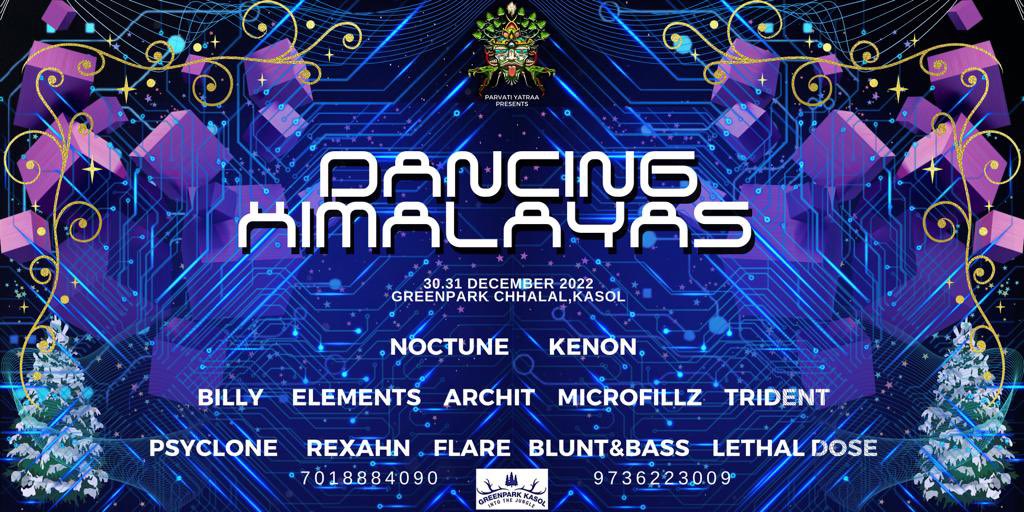 greenparkkasol's tweet photo. Dancing Himalayas 4.0 
Come and Join us on the Biggest New Year party in between jungle of #KASOL

Let the countdown begin! 🥂

Ring us and book your entry.
☎️ 70188 84090 | 97362 23009

#newyeareve2023 #kasolparty #kasolparvativalley #kasolvalley #raveparty #raveindia #psyfreaks https://t.co/iR7JFqhmGG