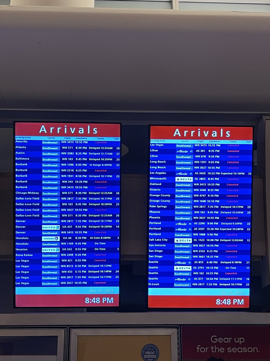 hanisharya's tweet photo. @SouthwestAir @SouthwestAir, No flight crew for most of the flights departing san jose, CA. Status “End Boarding” https://t.co/7Gv39tXWC6