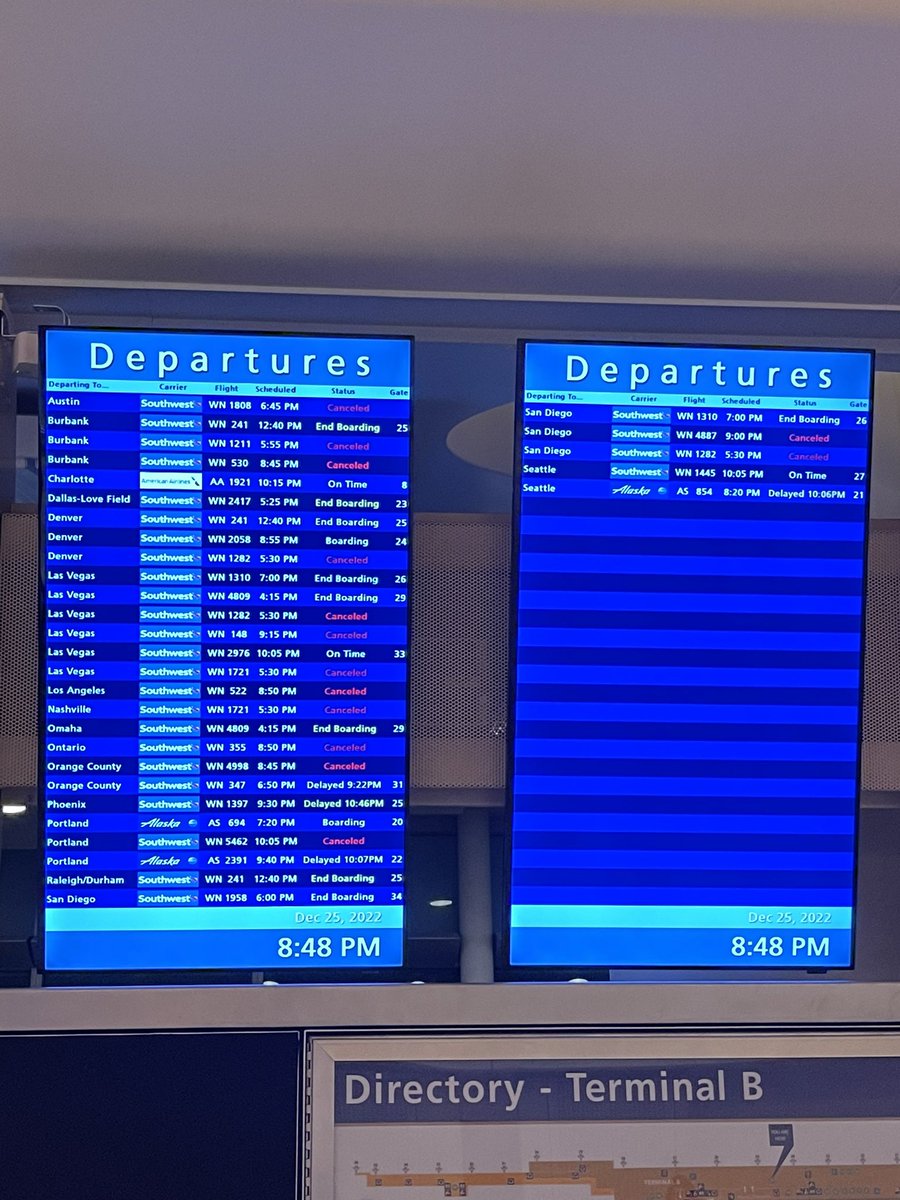 hanisharya's tweet photo. @SouthwestAir @SouthwestAir, No flight crew for most of the flights departing san jose, CA. Status “End Boarding” https://t.co/7Gv39tXWC6