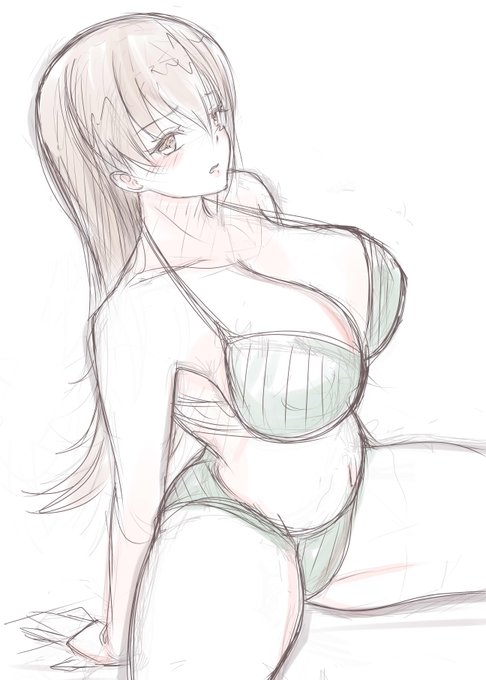 構図練習絵
大井っちち(エロ要員) 