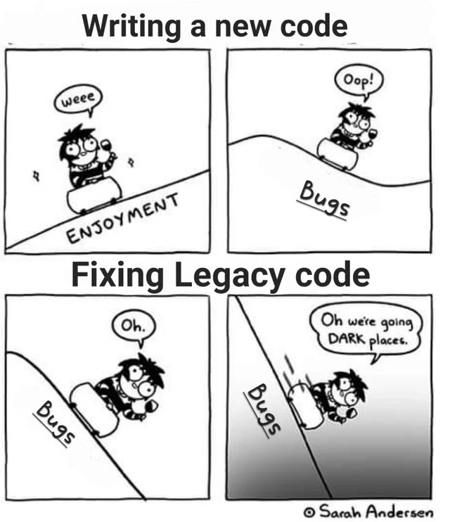 ShowwcaseHQ's tweet photo. Fixing Legacy code seams fun 😂😂😂 https://t.co/qGl7UJmSsT