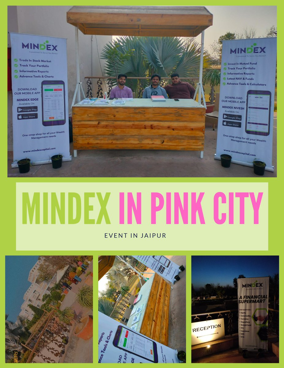 mindexcapital's tweet photo. Mindex In Pink City (Event Held in Jaipur)
.
.
.
.
.
.
#mindex #Mindexinjaipur #mindexnivesh #mindexedge #jaipur #jaipurdiaries #pinkcity #vibes #event #sponsored #corporateevents https://t.co/U8EWHzAsYO