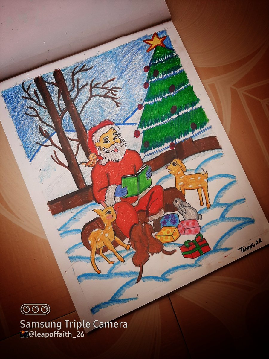 ImTan26's tweet photo. Christmas Drawing 
#Christmas #25th #drawing https://t.co/3m5xurBxxn