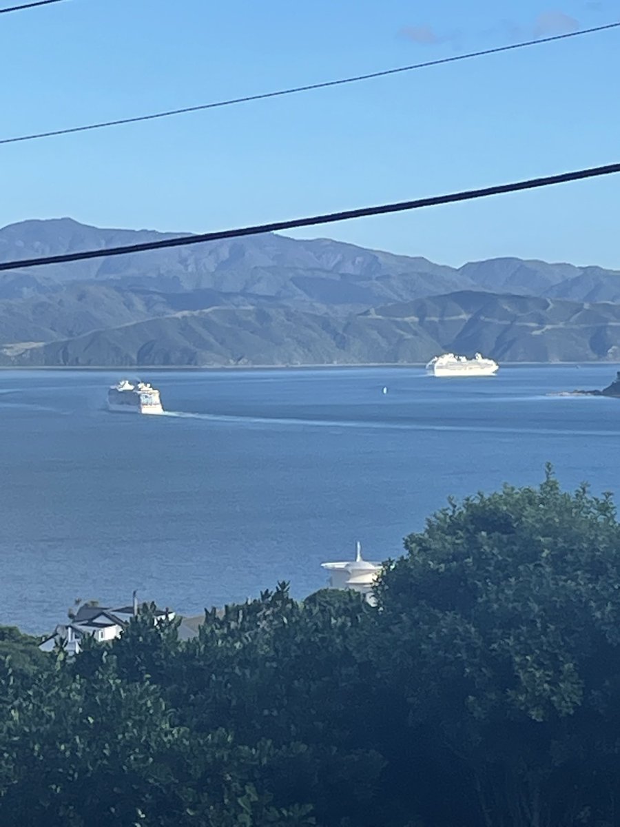 I hope there was plenty open in Wellingotn today. Otherwise lots of $$$$ escaping on those liners our city could do with.