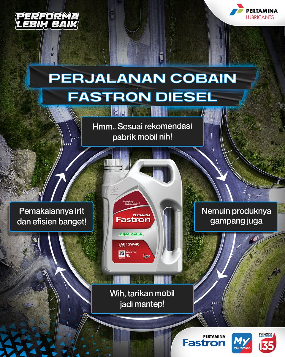 Andalan mobil diesel, ya jelas Fastron Diesel!

Berbagai manfaat di atas, bisa kamu buktiin sendiri nih, Fastlovers! Fastmin berani jamin, kamu nggak bakal nyesel.

Pengguna mobil diesel mana nih suaranya? Absen kuy!

#UnderstandsYou
#PerformaLebihBaik
#PercayaFastron