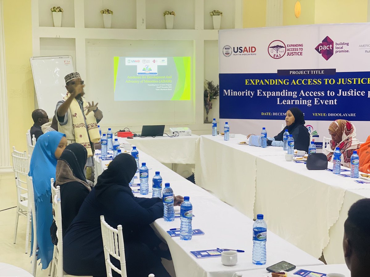 ADAMAcademy3's tweet photo. Expanding access to Justice for Minority Community in Somaliland had significant impact for alleviation of discrimination attitudes and and legal misperceptions by the Minority community.Educating legal paths, providing legal awareness session and taking client cases support @EAJ https://t.co/5EjX340y7s