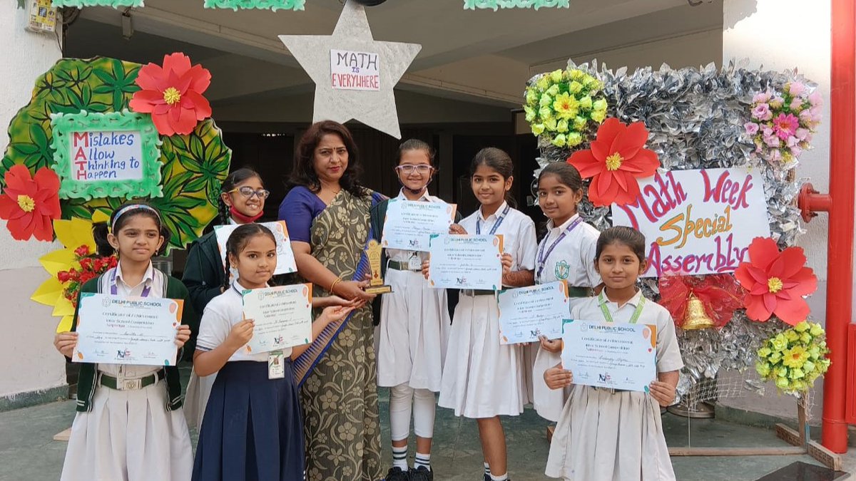DPSSecunderabad's tweet image. "Mathematics gives us HOPE that every PROBLEM has a SOLUTION."
Math Week Assembly-III & IV
#mathhope #mathsolution #mathproblem #mathinspiration #mathematicalthinking #mathmindset #dps #dpsnacharam #delhipublicschool