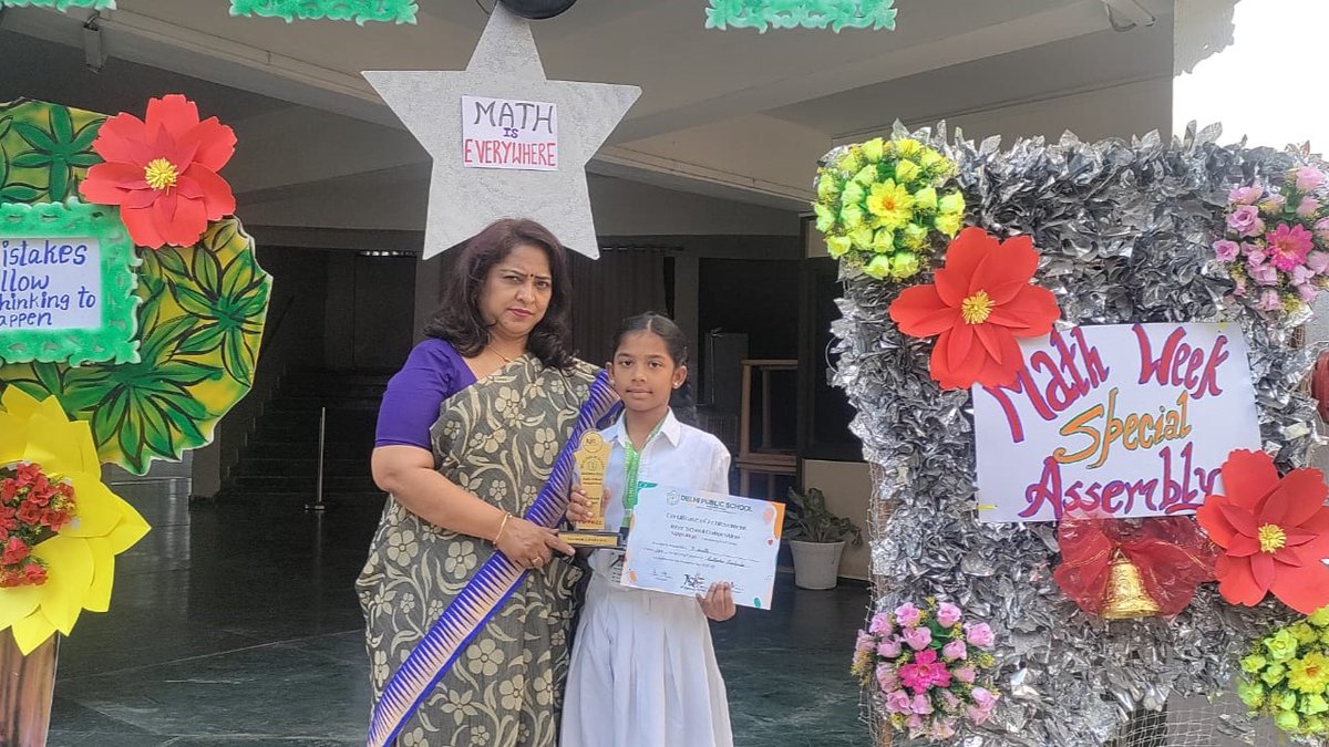 DPSSecunderabad's tweet image. "Mathematics gives us HOPE that every PROBLEM has a SOLUTION."
Math Week Assembly-III & IV
#mathhope #mathsolution #mathproblem #mathinspiration #mathematicalthinking #mathmindset #dps #dpsnacharam #delhipublicschool