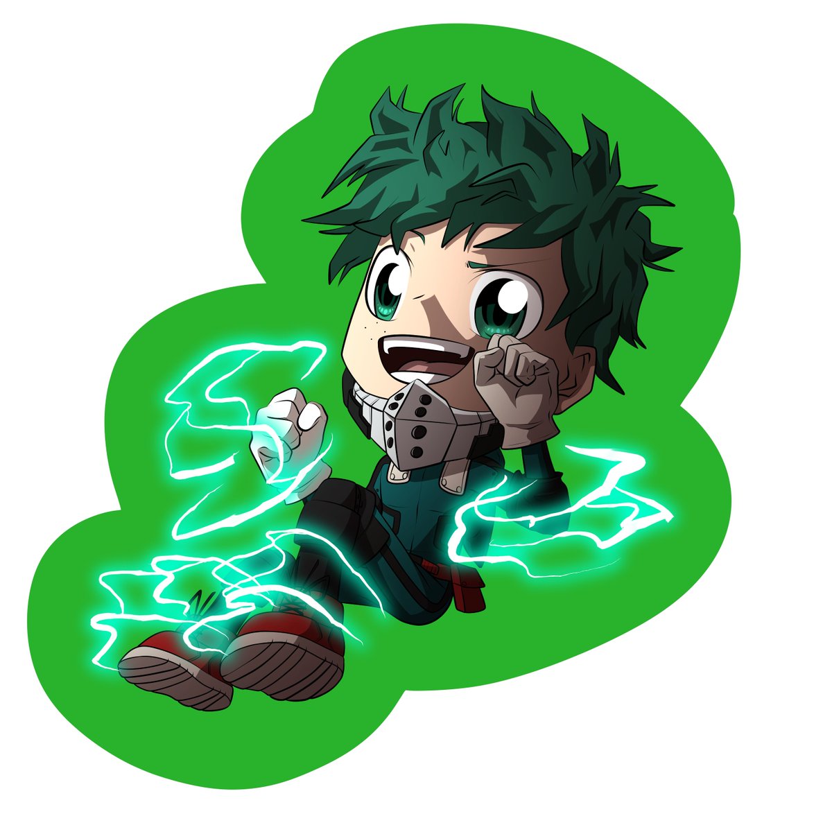 Salmonpro16's tweet photo. Out of these two designs which would make a better sticker? First is staying more true to the original style and the second it my personal chibi style. I'll try to add a poll to this post in a bit. #mha #bnha #MyHeroAcademia #midoriya #deku #chibi #anime #sticker #etsy #notmyoc https://t.co/xtUOVG1w2F