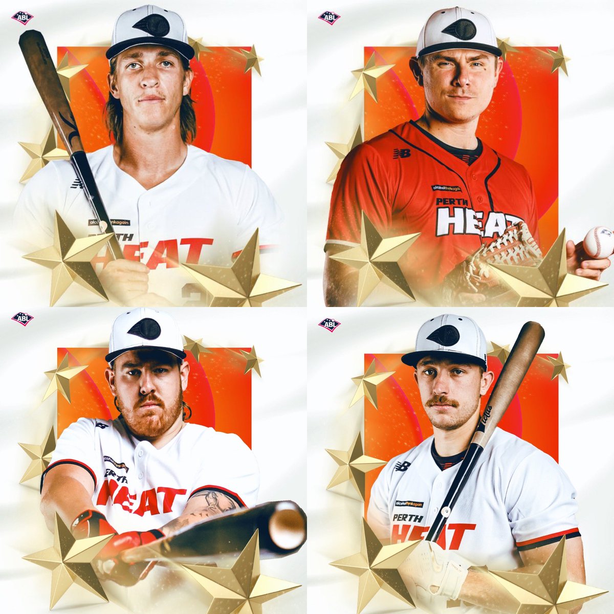 ALL-STARS 🤩🤩🤩🤩

Yakker 🐶 from the <a href="/ABL/">Australian Baseball League</a> has nominated his mid-season All-Star team and it’s dominated by HEATERS 💪🏻💪🏻

The GUN 🔫 <a href="/GunnarKines/">Gunnar Kines</a> 
Bash Brother 💣 <a href="/UlrichBojarski/">Ulrich bojarski</a> 
Bash Brother 🔥 Alex HALL
Bash Brother 🚀 Jake BOWEY
