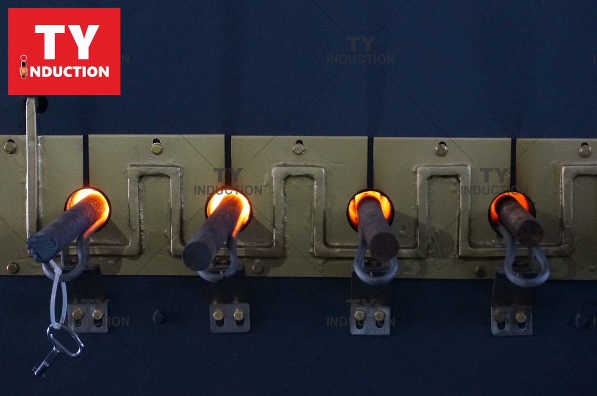 tyinduction's tweet image. Which is specially for partial heating and bar end heating, such as round bar, flat bar and square bar. 
The inductor is designed according to the job dimension to achieve an optimal heat input.

#inductionbilletheating #inductionbilletpartialheatingsystem #inductionheatingsystem