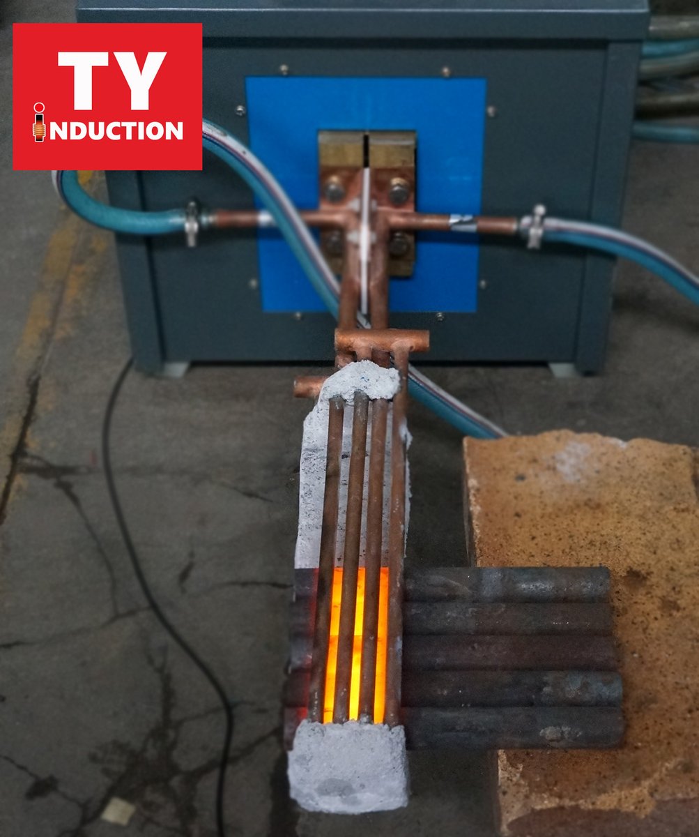 tyinduction's tweet image. Which is specially for partial heating and bar end heating, such as round bar, flat bar and square bar. 
The inductor is designed according to the job dimension to achieve an optimal heat input.

#inductionbilletheating #inductionbilletpartialheatingsystem #inductionheatingsystem