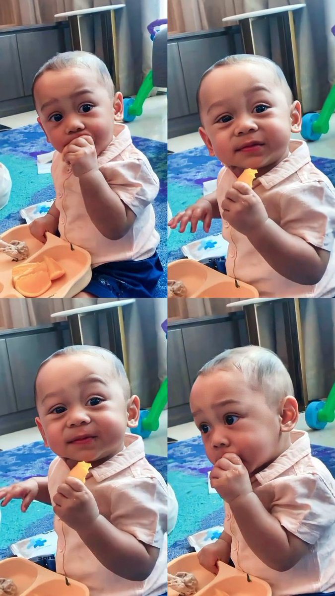 Sofyasary's tweet photo. Maasyaallah enak yaa nak mam nyaa🥰 Leslar Al Fatih🤍 #HappyFatihDay https://t.co/OTbakf2SQK