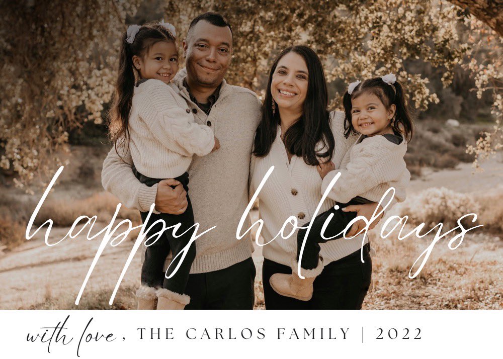Our submission to be the stock photo that comes in every picture frame 😅

Hope everyone had a wonderful holiday! From our little family to yours ❤️🎄