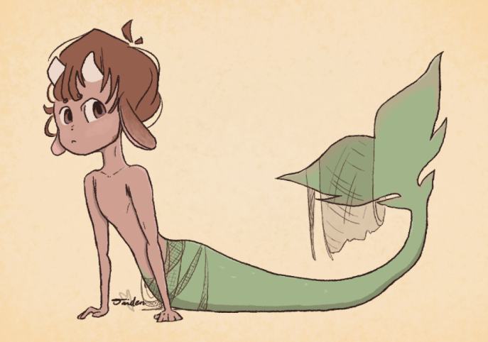 ObviouslyJaiden's tweet photo. My goat merman OC :D
CW: Slight nudity, it's not NSFW just might make some people uncomfortable💖 https://t.co/8HQdvDDuKw