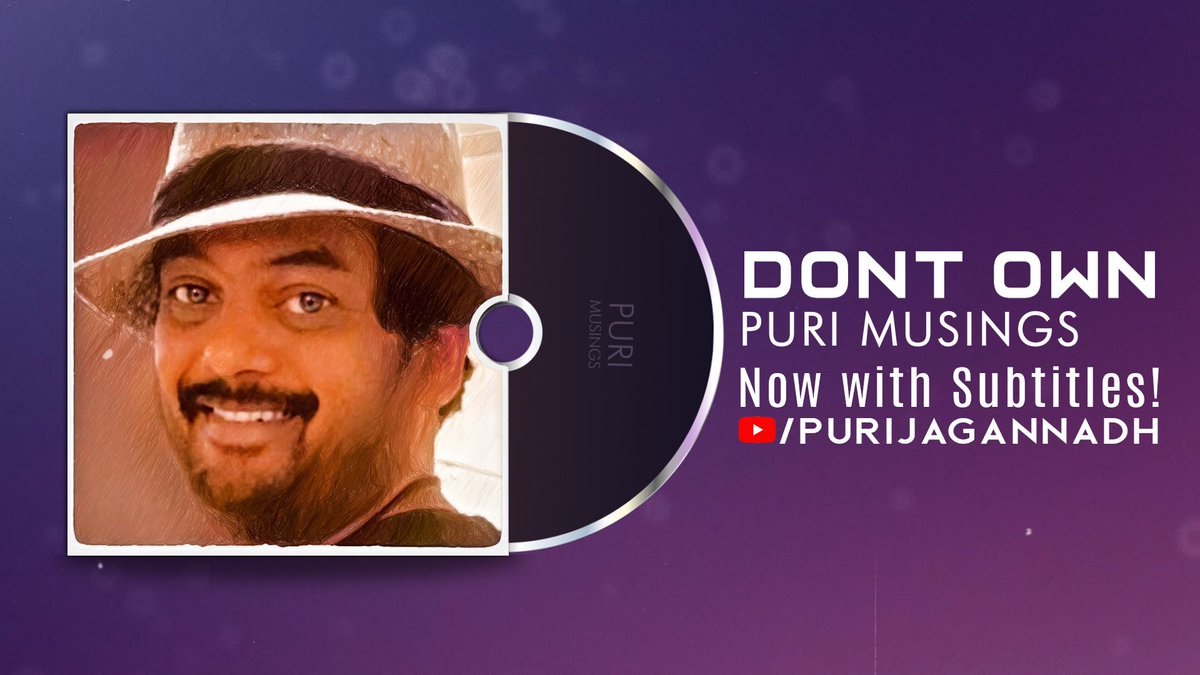 HaashtagMedia's tweet photo. Don't own people 👍
Now Listen to #DONTOWN🎙️ from Puri Musings 🎧
- https://t.co/XiMAE1LI5a
#PuriMusings #PuriJagannadh @Charmmeofficial #PC https://t.co/1qzmI1HuuU