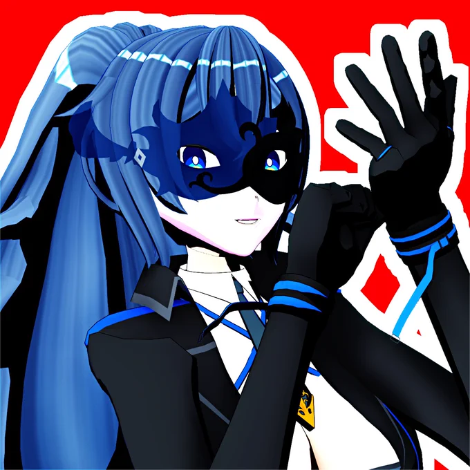 みりくるんの2周年まで、あと8日ペルソナ5風に姐さんかっけぇぜ…#リクム#夢境画廊 