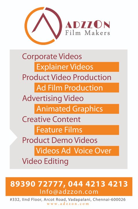 Adzzonindia's tweet photo. https://t.co/iEA1uvJEgn
contact no : 8939072777
#Adzzon #Corporatevideos #Explainervideos #Productvideosproduction #Adfilmsproduction #Advertisingvideo #Animationgraphics #Creativecontent #Featuresfilms #Productdemovideos #Videosadvoiceover #Videoeditin https://t.co/zrbef3HB0d