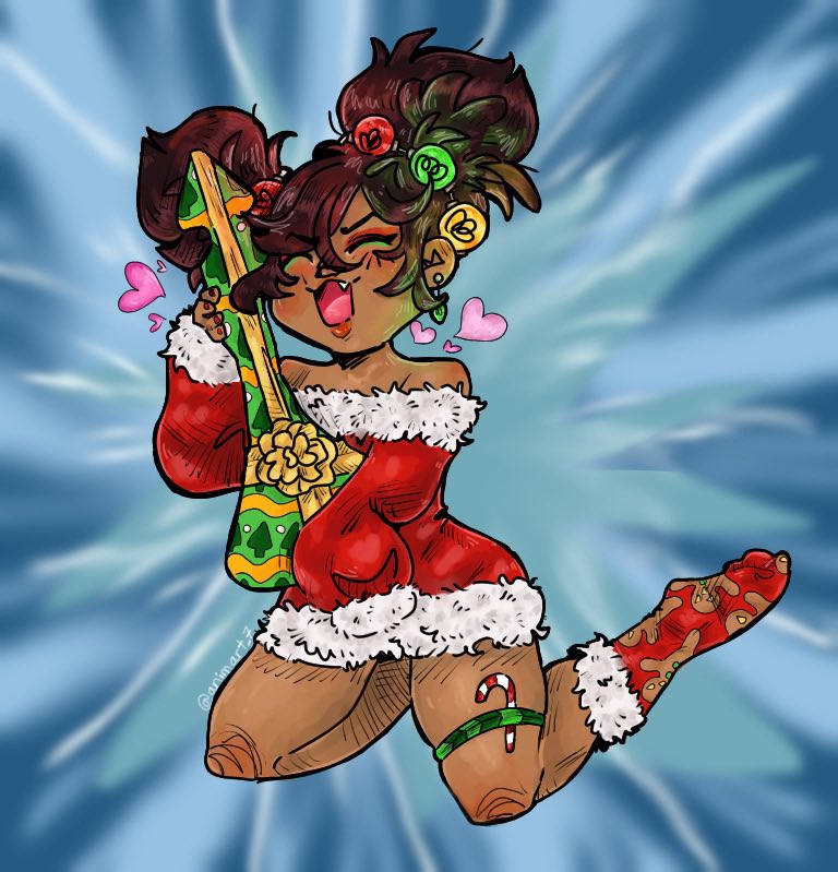 animart_7's tweet photo. Merry Christmas! Have a quick-ish Xinyan

#drawing #art #xinyan #christmas #genshin #fanart #digitalart https://t.co/jY4JKwSDUy