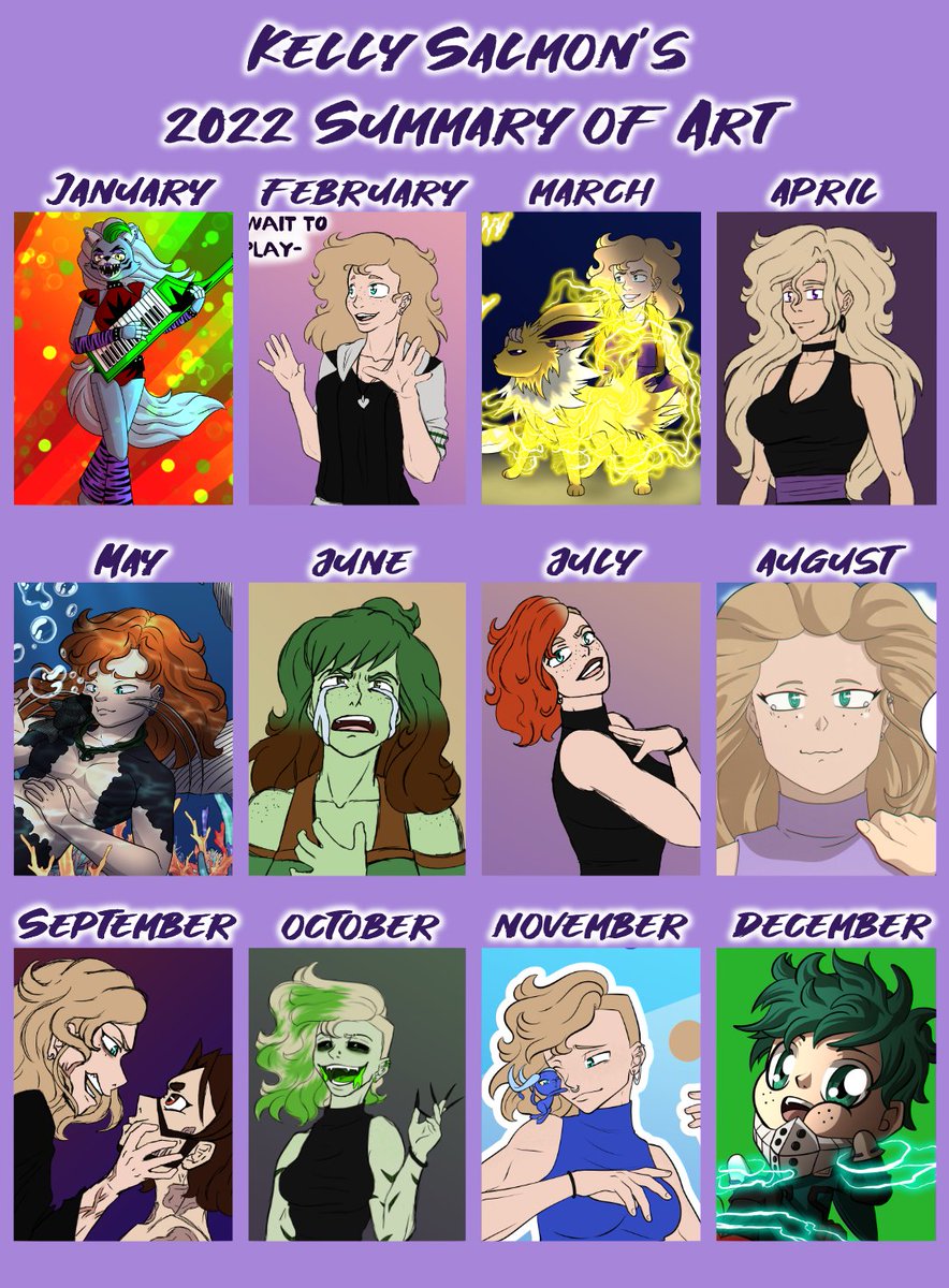 Salmonpro16's tweet photo. Almost the end of the year so you know ya girl had to do it! (I draw myself too much) #digitalart #commissionsopen #commissionartist #Artsummary2022 https://t.co/sYyZv3aeBK
