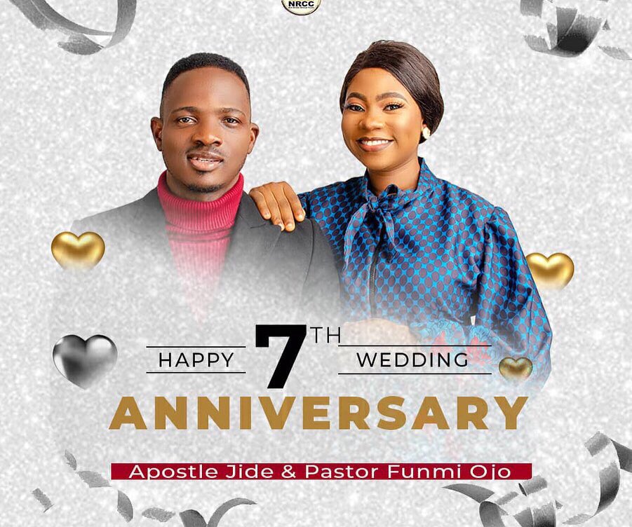 nrcc_adoekiti's tweet photo. Today marks the seventh year anniversary of Daddy and Mummy! They have modeled the union of Christ and the church in marriage and we’re grateful to call them parents. 
We celebrate you sir and ma.💛 https://t.co/IIfWiZIgU7