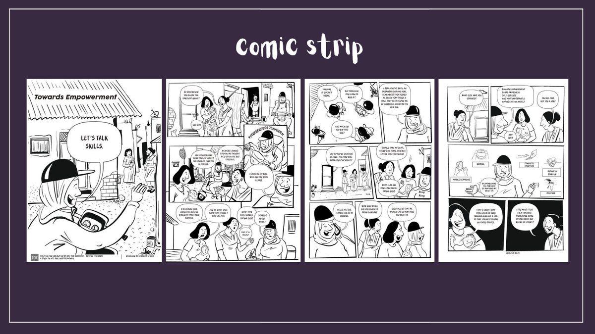 of_isst's tweet photo. (1/3) Sharing the #comicstrip we curated for the study ‘Beyond the Norm’, with the help of @thechoorma. It can be used as a #conversation starter #tool for NTL #Skilling by our partner organisations in the #field. https://t.co/y7RJRMQFS2