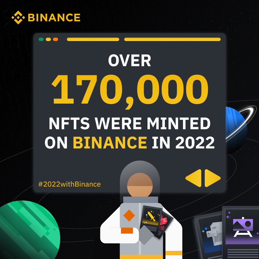 binance's tweet photo. #Binance 2022, the year of the JPEGs. https://t.co/oStJeCklCY