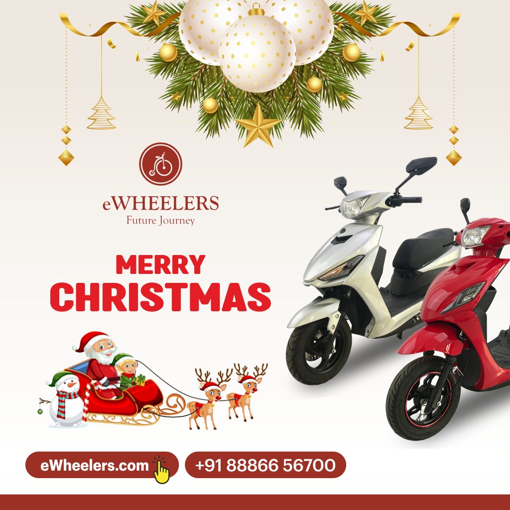 eWheelersIndia's tweet photo. Merry Christmas, we hope your holiday is #electric!
.
.
.
.
#eWheelers #ebikes #electricbikes #ElectricVehicles #evcharing #evbatteries #evbatterycharge #electricvehicles #evchargingstations #evchargers https://t.co/4XS9GVyR3X