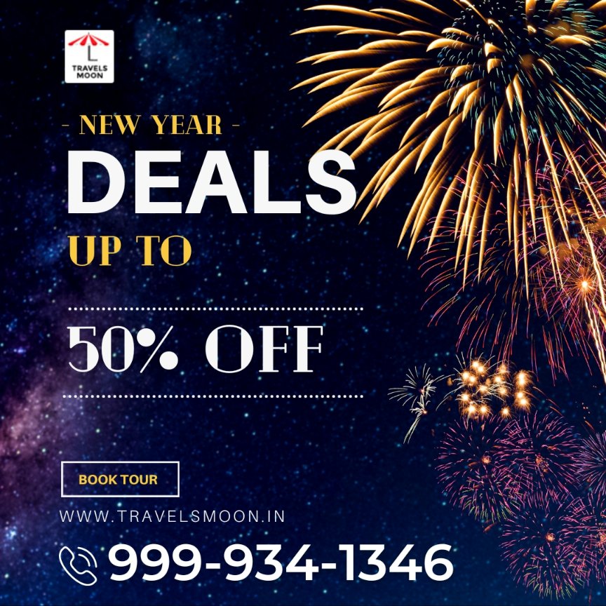 TravelsMoon's tweet photo. The new year is a time for new beginnings, and that includes your #travelplans.

Forget about the same old thing this year — start off the new year with a bang by planning your next #trip with https://t.co/6waFvu4Lxf.

✅ https://t.co/Jj7XQcca4n

#tourpackages #travel #tourism https://t.co/usbCOBj75M