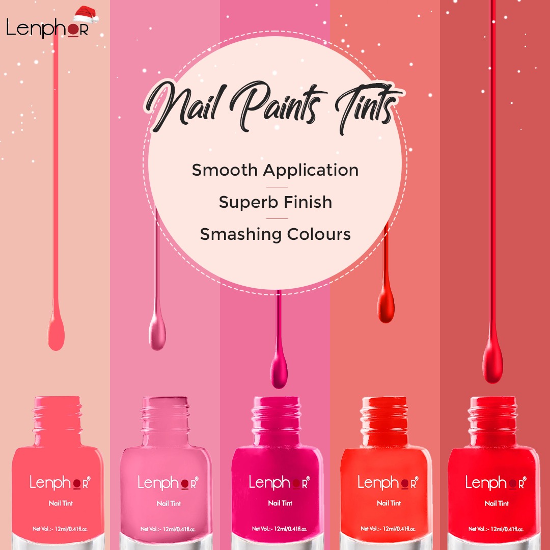 LenphorOfficial's tweet photo. From subtle to vibrant hues, Lenphor's Nail Paint Tints add just the right pop of colour to your fingertips.​

Buy Now: https://t.co/uUpJItLBV5

#NailPaintsTint #NailPain #BrightHues #AmazingFinish #Lenphor https://t.co/jwsgZ95YKs