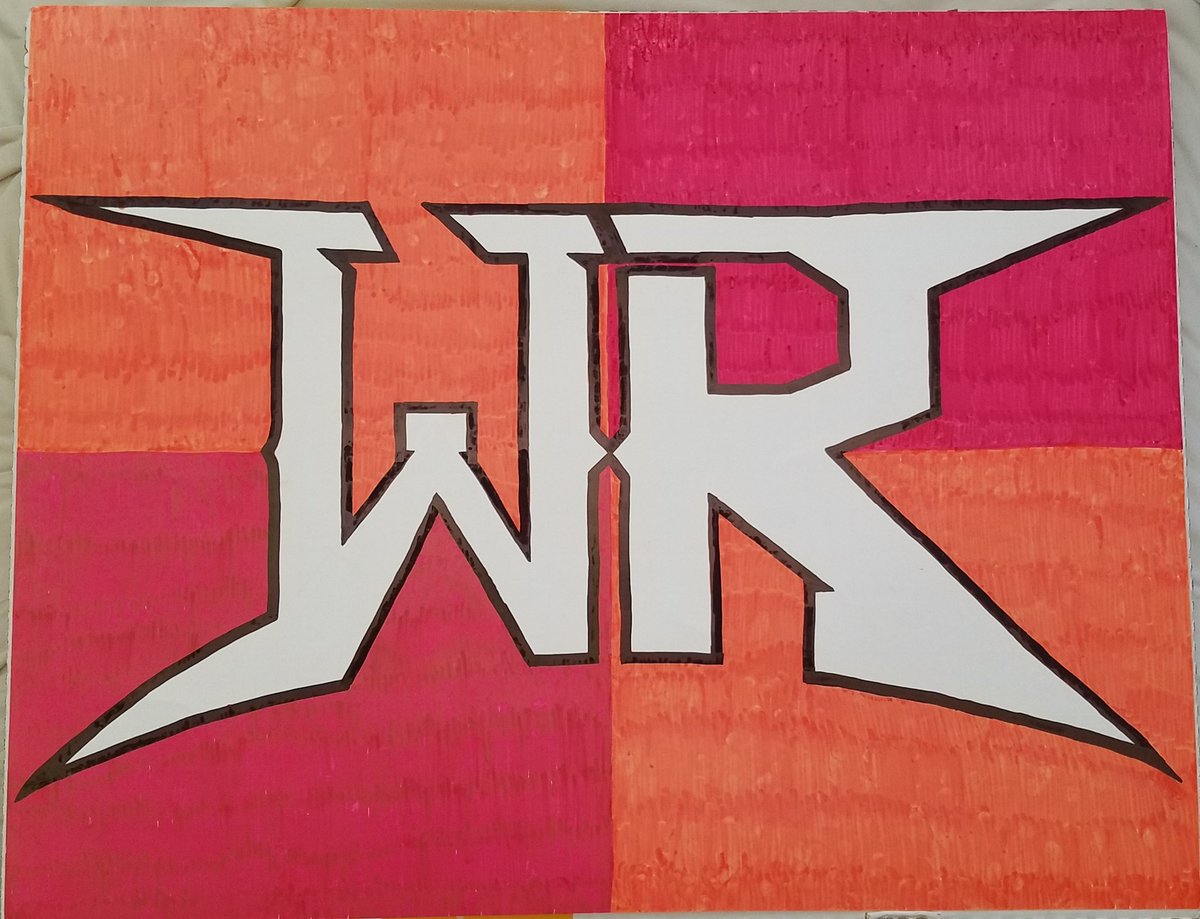 LVSignChick's tweet photo. @Wrestle_Connect Didn't get to go to many shows due to #StupidWork but I did make some cool signs to show for it! https://t.co/3SEpnS8CC9