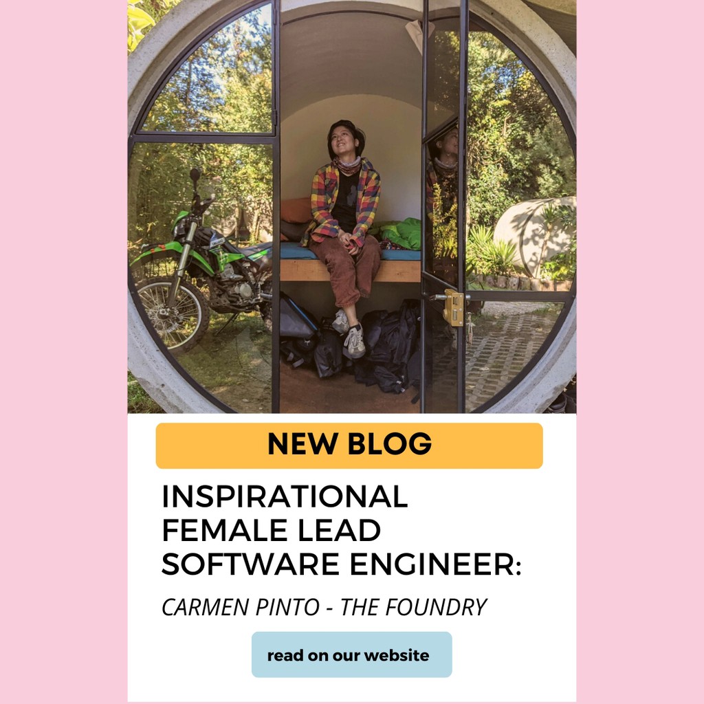 SheCanCodeHQ's tweet image. We caught up with Carmen Pinto, Senior Lead Engineer at @TheFoundryTeam
Read more 👉 lttr.ai/6OmO
#BackendSoftwareEngineer #LeadSoftwareEngineer #PassionateSoftwareEngineer #softwareengineer #ExperiencedSoftwareEngineer #Womenintech #Shecancode