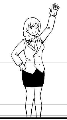 カワイイちひろさんが描けてる。 